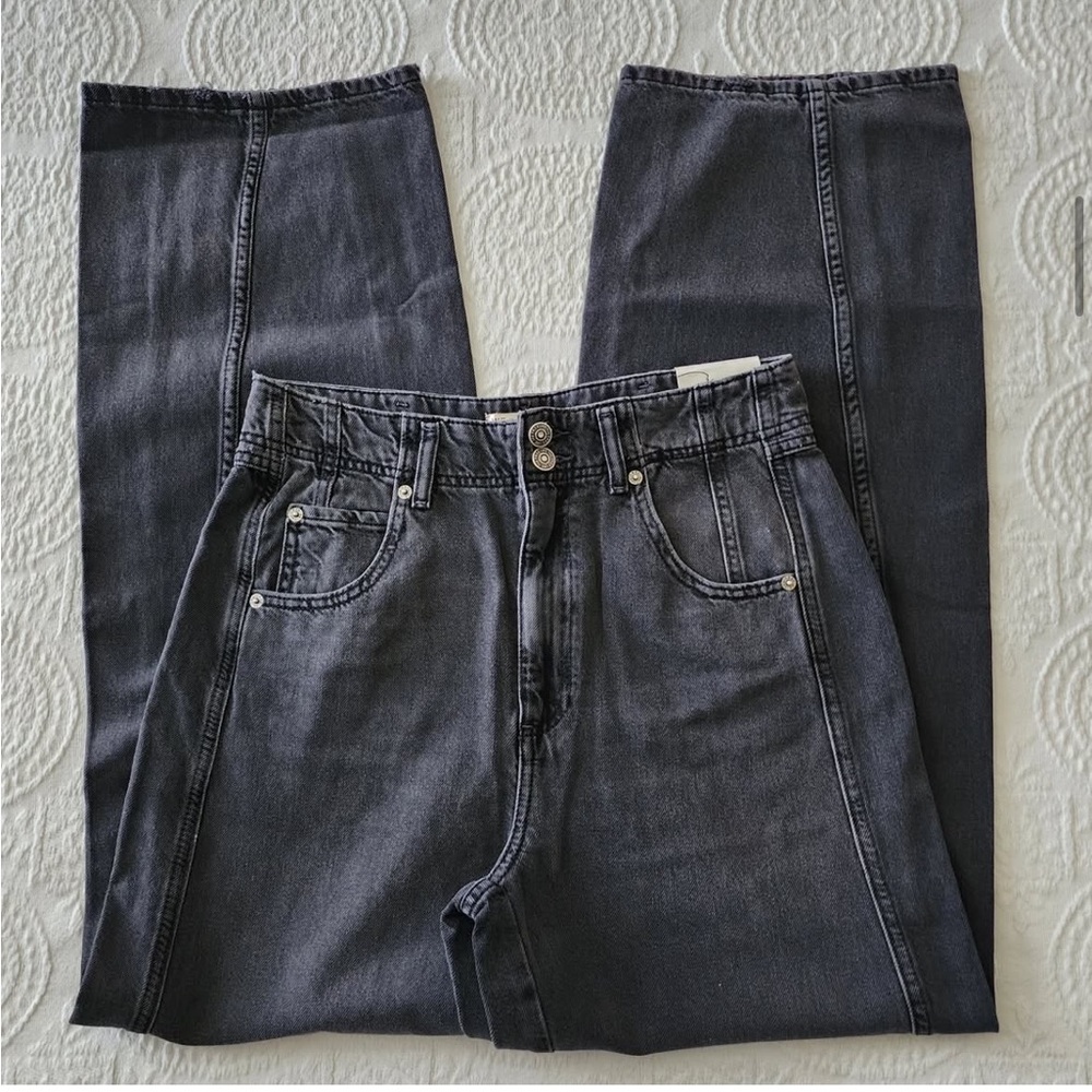 NWOT Free People Aster straight jeans- Black, SZ 30
